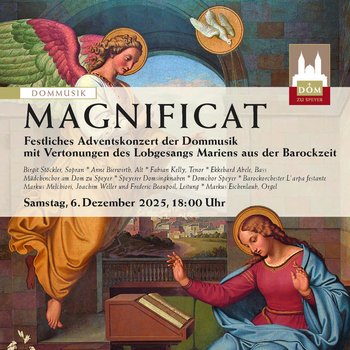 Ein engel verkündet Maria, dass sie den Heiland gebären wird