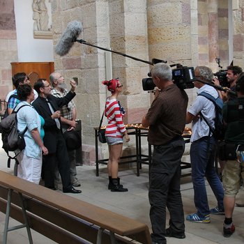 Filmaufnahmen im Dom Filmaufnahmen im Dom