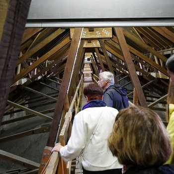 Begehung des Dachstuhls