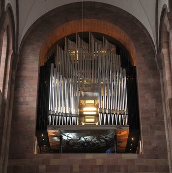 Die Hauptorgel auf der Westgalerie Die Hauptorgel auf der Westgalerie