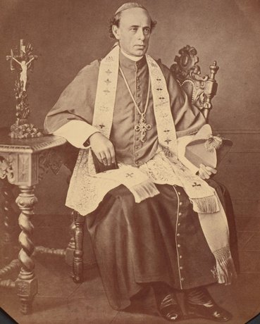 Historisches Bild von Bischof Daniel Bonifaz von Haneberg